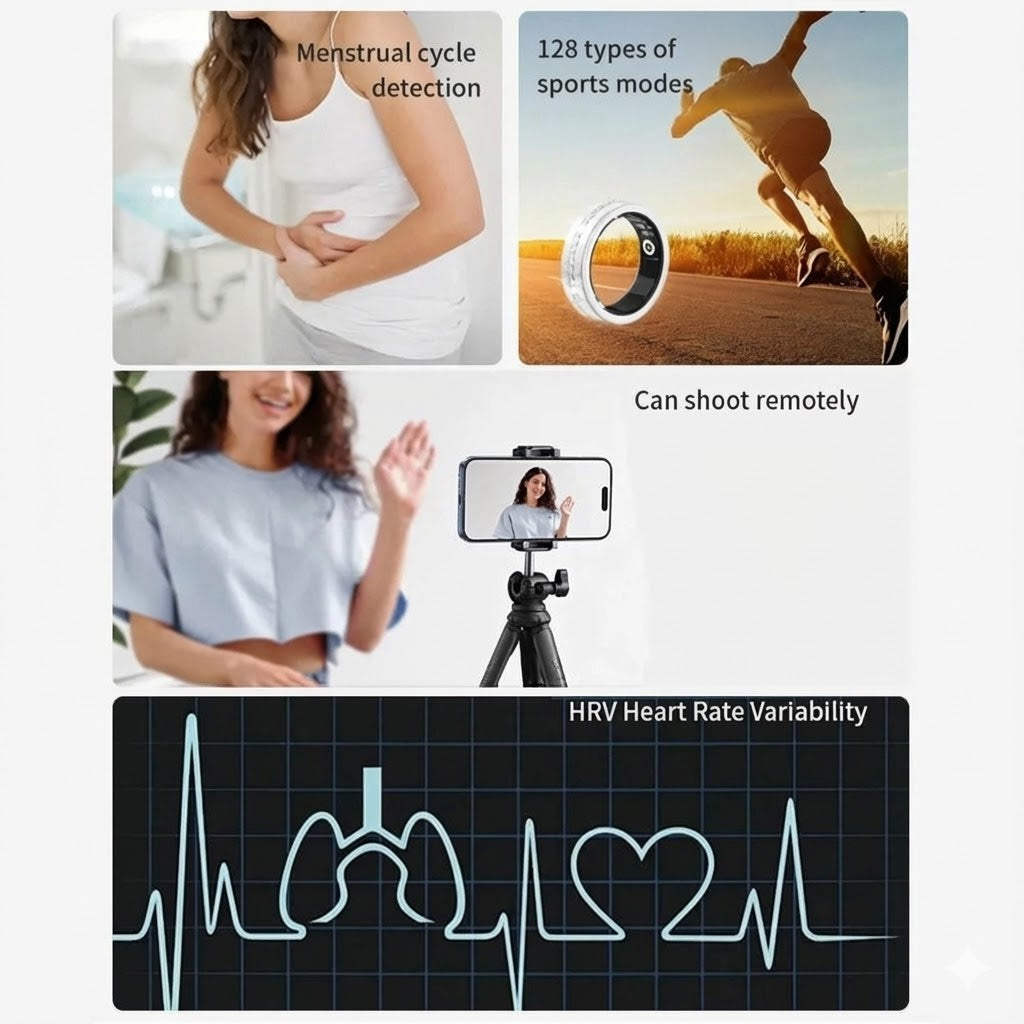 Diamond Fashionable Smart Ring