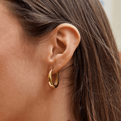 Petra - Chunky Hoop Earrings