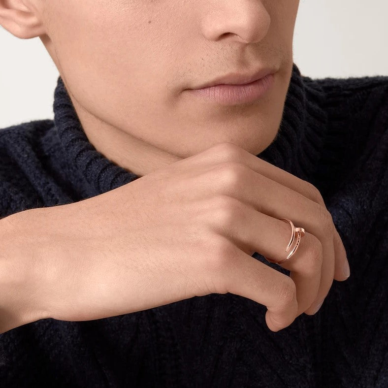 Snowlier - Nail Ring Rose Gold