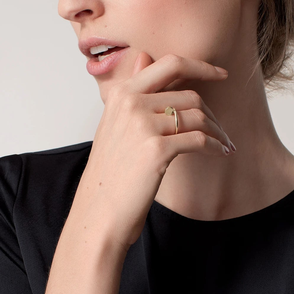 Snowlier - Nail Ring Gold