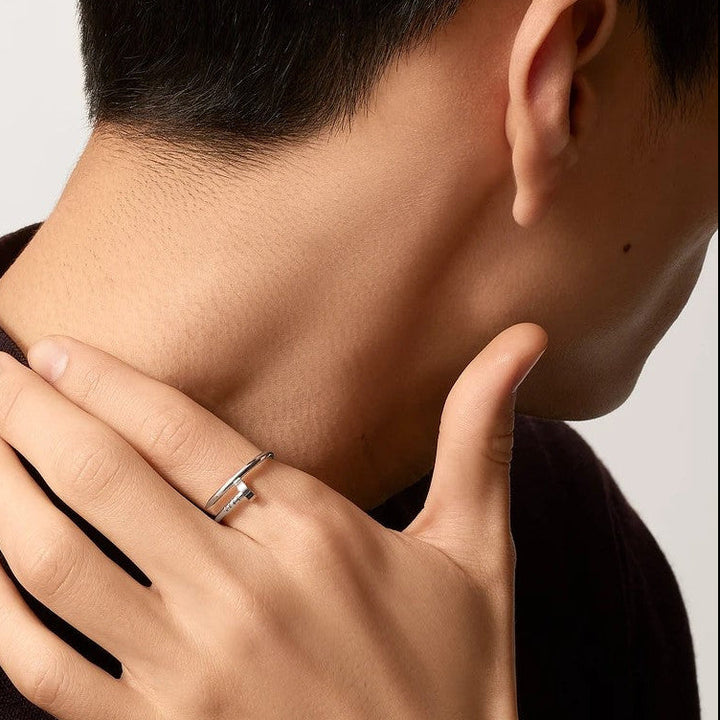 Snowlier - Nail Ring Silver
