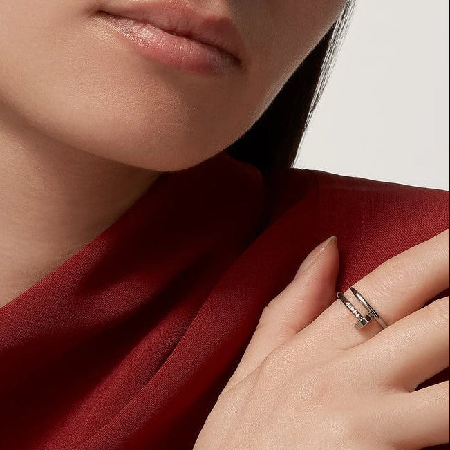 Snowlier - Nail Ring Silver