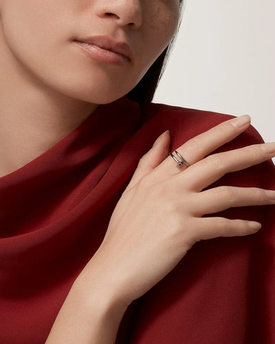 Snowlier - Nail Ring Silver